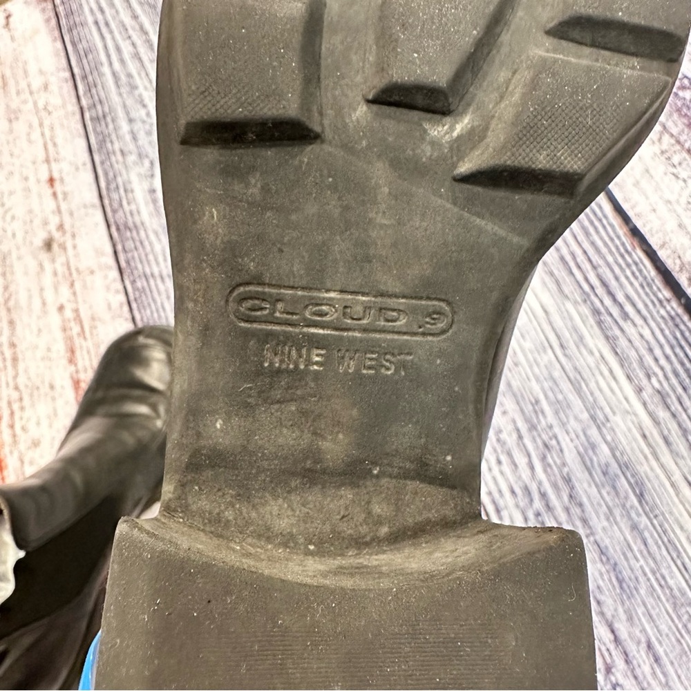 Black Leather Ankle Boots - Picture 4 of 7